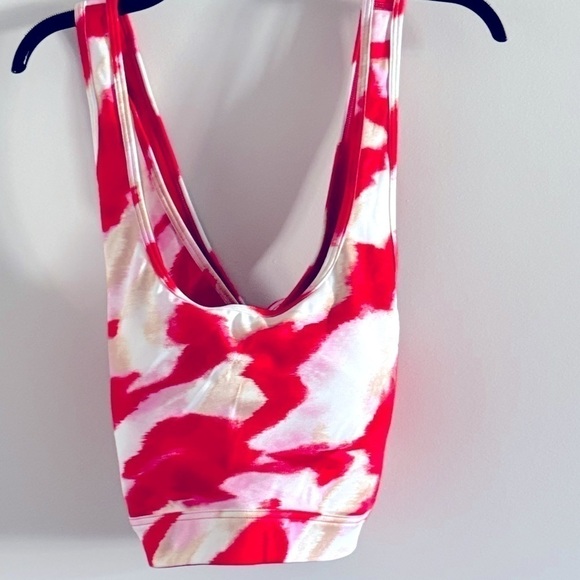 ID Ideology Women Plus Size Printed Medium-
Impact Sports athletic Bra Red - Picture 7 of 9